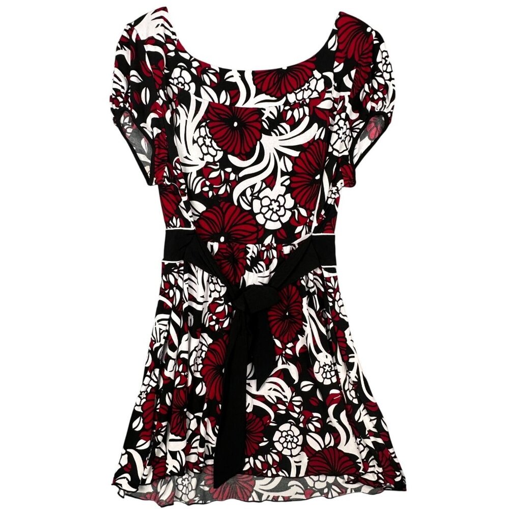 Vintage Y2K Speechless BabyDoll Top Large Black Red White Punk Fairy Grunge - Picture 3 of 9